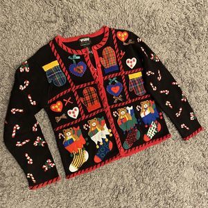 Designers Original Studio Christmas Sweater Size S